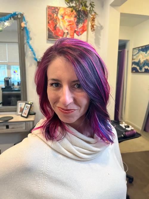 Hair Extensions photo, Denver Colorado. Smoking, hot fashion color we called this one dark star ligh(..)